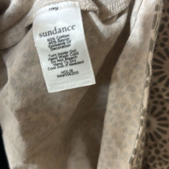 Sundance women’s small bohemian embroidered patterned floral long sleeve top - Picture 8 of 8